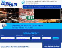 Tablet Screenshot of bushub.com.sg
